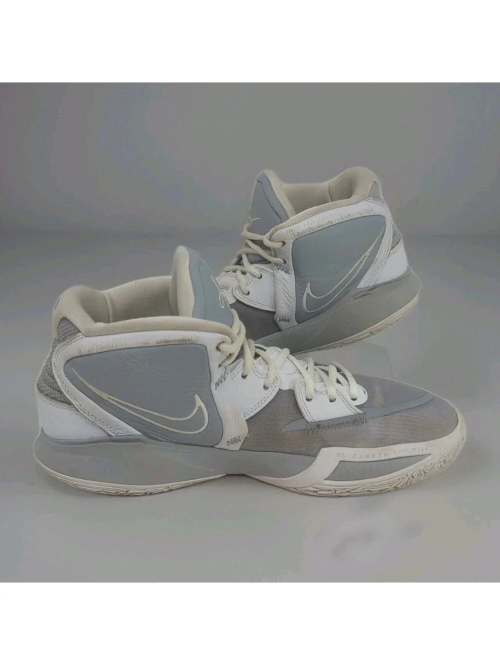 Nike Kyrie Infinity TB Basketball Shoes Wolf Grey White DO9616-001 Mens 10-10.5